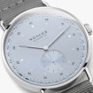NOMOS Glashütte Metro neomatik 41 Update eisblau - Bild 4