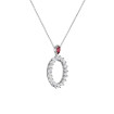 Chopard L'Heure du Diamant Marquise Anhänger mit Halskette - Bild 2