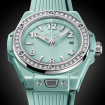 Hublot Big Bang One Click Mint Green Ceramic Diamonds  - Bild 2