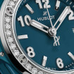 Hublot Big Bang One Click Petrol Blue Ceramic Diamonds  - Bild 3
