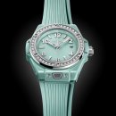 Hublot Big Bang One Click Mint Green Ceramic Diamonds  - Bild 2