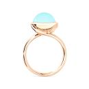 Tamara Comolli BOUTON Ring large Aqua Chalcedon - Bild 2