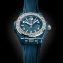 Hublot Big Bang One Click Petrol Blue Ceramic Diamonds  - Bild 2