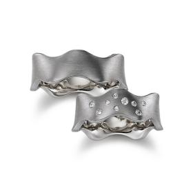 Weiß vergoldet, Ringe, August Gerstner Trauringe 26990/8.5-4/26990/8.5