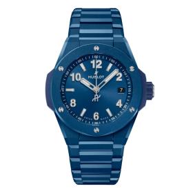 Unisex, Hublot Big Bang Integrated Time Only Blue Ceramic  457.EX.7170.EX