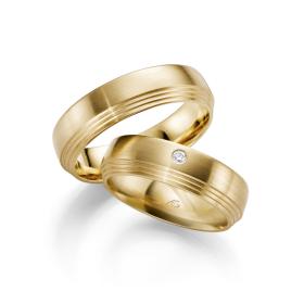 Gold, Ringe, August Gerstner Trauringe 28562/6-4/28562/6