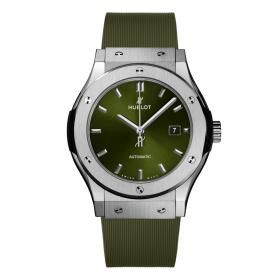 Unisex, Hublot Classic Fusion Titanium Green  542.NX.8970.RX