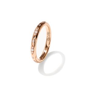 Roségold, Ringe, Tamara Comolli GYPSY Bandring Pavé  'Classic'  R-Gyp-B-ClP-rg
