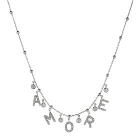 Weißgold, Halsschmuck, Crivelli Halskette AMORE 216-CR773
