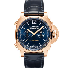 Herrenuhr, Panerai Luminor Chrono Goldtech™ Blu Notte PAM01111