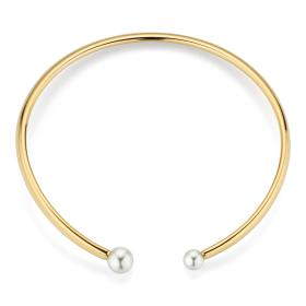 Gelbgold, Halsschmuck, Yana Nesper Open Mind Halsreif OM26