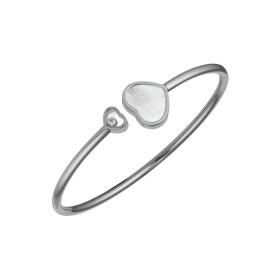 Weißgold, Armschmuck, Chopard Happy Hearts Armreif, Ref: 857482-1301