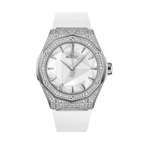 Unisex, Hublot Classic Fusion Orlinski Titanium White Pavé  550.NS.2200.RW.1604.ORL20