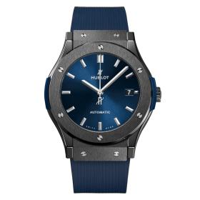 Herrenuhr, Hublot Classic Fusion Ceramic Blue  511.CM.7170.RX