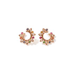 Roségold, Ohrringe, Tamara Comolli GYPSY Ohrringe Creole Sun 'Candy' E-Gyp-HoSun-Can-rg