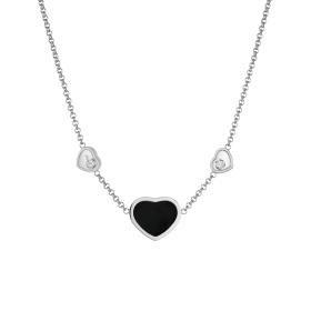 Weißgold, Halsschmuck, Chopard Happy Hearts Halskette 81A082-1201