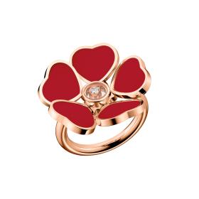 Roségold, Ringe, Chopard Happy Hearts Flowers Ring 82A085-5800