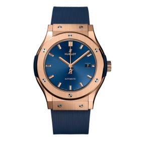 Unisex, Hublot Classic Fusion King Gold Blue  542.OX.7180.RX