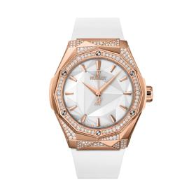 Unisex, Hublot Classic Fusion Orlinski King Gold White Alternative Pavé  550.OS.2200.RW.1804.ORL20
