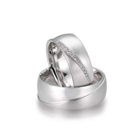 Ringe, August Gerstner Trauringe 28246/8-4/28246/8