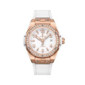 Damenuhr, Hublot Big Bang One Click King Gold White Diamonds  485.OE.2080.RW.1204