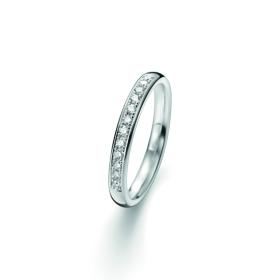 Weißgold, Ringe, August Gerstner Memoirering 29730/2,5