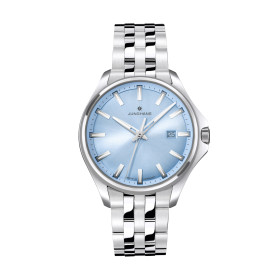 Damen- und Herrenuhr, Junghans Meister S Quarz 35 47/4531.44