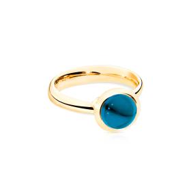 Gelbgold, Ringe, Tamara Comolli BOUTON Ring small London Topas R-BOU-s-ToLo-yg