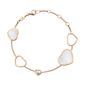         Roségold, Armschmuck, Chopard Happy Hearts Armband 857482-5031