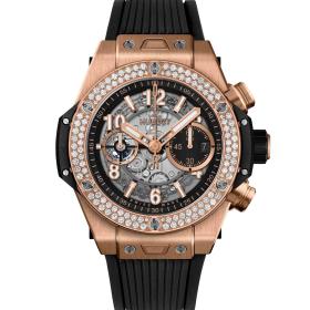 Herrenuhr, Hublot Big Bang Unico King Gold Diamonds  421.OX.1180.RX.1104