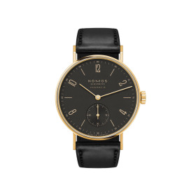 Damenuhr, NOMOS Glashütte Tangente Gold Neomatik Ruthenium 163