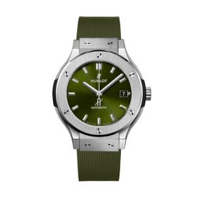 Unisex, Hublot Classic Fusion Titanium Green  565.NX.8970.RX