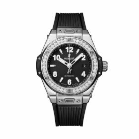 Damenuhr, Hublot Big Bang One Click Steel Diamonds  485.SX.1170.RX.1204