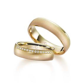 Rotgold, Ringe, August Gerstner Trauring Exclusiv-Kollektion 4/28688/5.5-28688/5.5