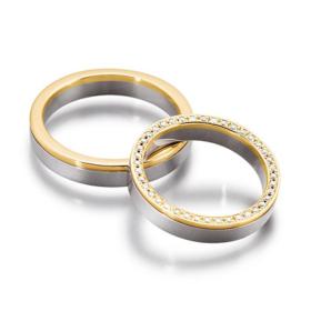 Ringe, August Gerstner Trauringe 28111/4-4/28111/4