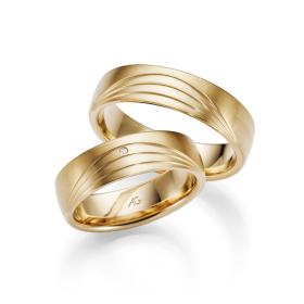 Gold, Ringe, August Gerstner Trauringe 28549/6-4/28549/6