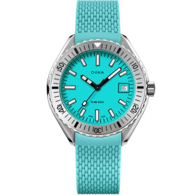 Damen- und Herrenuhr, Doxa SUB 200 AQUAMARINE 796.10.241.25