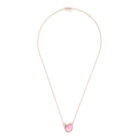 Roségold, Halsschmuck, Tamara Comolli SIGNATURE Halskette 2 Drops N-Sig-2Dr-TuRo-p-rg