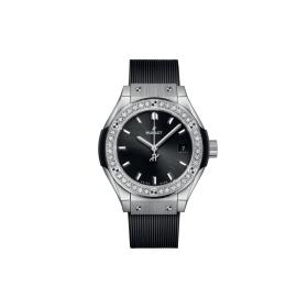 Damenuhr, Hublot Classic Fusion Titanium Diamonds  591.NX.1470.RX.1204