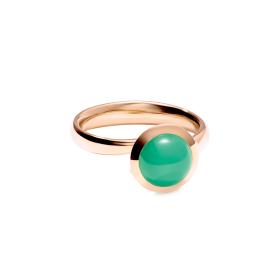 Roségold, Ringe, Tamara Comolli BOUTON Ring small Chrysoprase R-BOU-s-Chry-rg