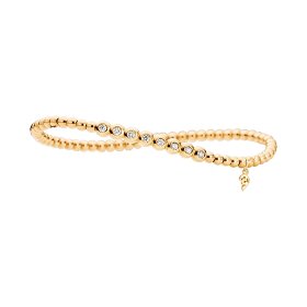 Gelbgold, Armschmuck, Capolavoro Armband Flessibile AB7B00148.INNEN.17-M