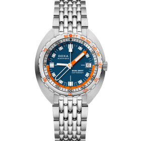 Damen- und Herrenuhr, Doxa SUB 250T GMT CARIBBEAN 855.10.201.10