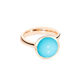 Roségold, Ringe, Tamara Comolli BOUTON Ring large Türkis R-BOU-l-Tur-rg