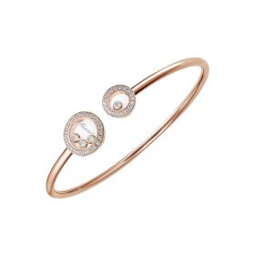 Roségold, Armschmuck, Chopard Happy Diamonds Icons Armreif 85A618-5200