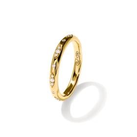 Gelbgold, Ringe, Tamara Comolli GYPSY Bandring Pavé  'Classic'  R-Gyp-B-ClP-yg