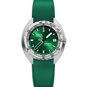 Damen- und Herrenuhr, Doxa SUB 250T GMT SEA EMERALD 855.10.131.26