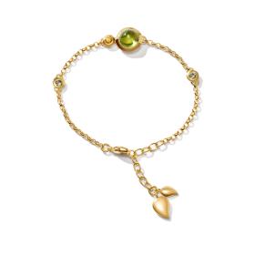 Gelbgold, Armschmuck, Tamara Comolli BOUTON Armband Mini Chain 'Rainforest' small/medium B-BOU-c-RF-sm-yg