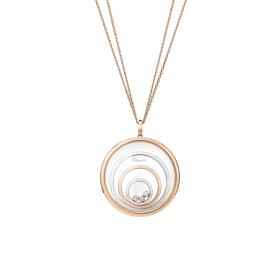 Weißgold, Halsschmuck, Chopard Happy Spirit Anhänger 798233-9001