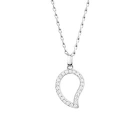 Weißgold, Halsschmuck, Tamara Comolli SIGNATURE Anhänger Large mit DiamantPavé  P-Sig-l-pl-wg