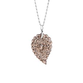 Roségold, Halsschmuck, Tamara Comolli INDIA Anhänger medium Smoky Quartz P-IND-m-Smo-wg